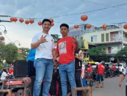 Ratusan Simpatisan Pendukung Ganjar Mahfud Konvoi Di Gunungsitoli