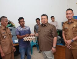 Bupati Tapsel Santuni Keluarga Korban Kebakaran di Angkola Barat