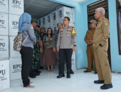 Pastikan Pemilu 2024 Berjalan Aman dan Lancar, Bupati Asahan Tinjau Beberapa TPS