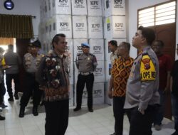 Kapolres Batubara Cek Gudang Penyimpanan Logistik Pemilu 2024