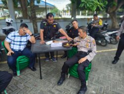 Polres Batubara Berikan Layanan Kesehatan Personil Pengamanan Pemilu 2024