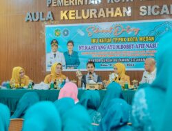 Ny Kahiyang Ayu Ingin Pastikan Kesiapan Kelurahan Belawan Sicanang Ikut Lomba UP2K Sumut