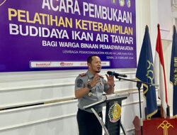 WBP Kelas IIA Labuhan Ruku Bimtek Budidaya Ikan Air Tawar