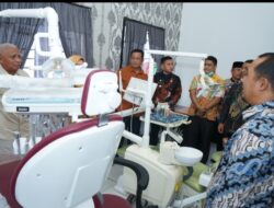 Bupati Asahan Serahkan Bantuan Alat Kesehatan Di Puskesmas Pulau Rakyat