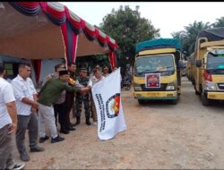 KPU Palas Lepas 12 Armada Logistik Pemilu 2024