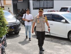 Kapolres Pematangsiantar Pastikan Logistik Pasca Pemilu 2024 di Kecamatan Tetap Aman
