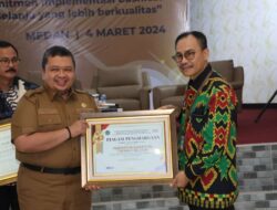 Tapsel Dinobatkan Terbaik III Pengelolaan Dana Desa Tahun 2023