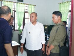 Pj Bupati Langkat Sidak Kantor Camat Sei Lepan