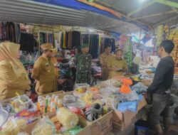 Pastikan Bahan Pokok Aman Hingga Lebaran, Pj Wali Kota Padangsidimpuan Sidak Pasar