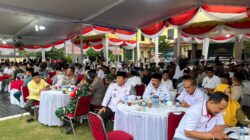 Ka,KPLP, Ziko dan Kasubbag Tata Usaha (TU) hadiri undangan Kapolres Batubara berbuka puasa bersama di Lapangan Moko Polres Batubara.beritadore/alirsyah