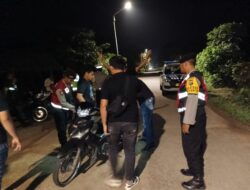 Patroli Rutin, Samapta Polres Batubara Amankan 11 Unit Sepedmor