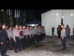 Polres Batubara Perketat Pengamanan Pleno Terakhir di KPU