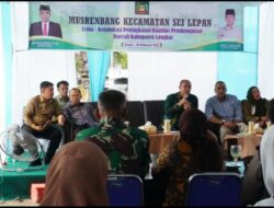 Pj Bupati Langkat Hadiri Musrenbang di Pangkalansusu dan Sei Lepan
