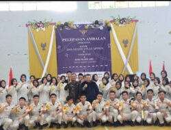 Bupati Tapsel Irup Pelepasan Ambalan Siswa SMAN 2 Plus Sipirok