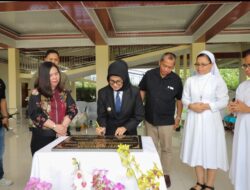 Wali Kota Siantar Tandatangani Prasasti Gedung TPA PAUD Santo Yosef