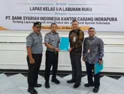 Lapas Labuhan Ruku Jalin Kerja Sama dengan BSI Indrapura