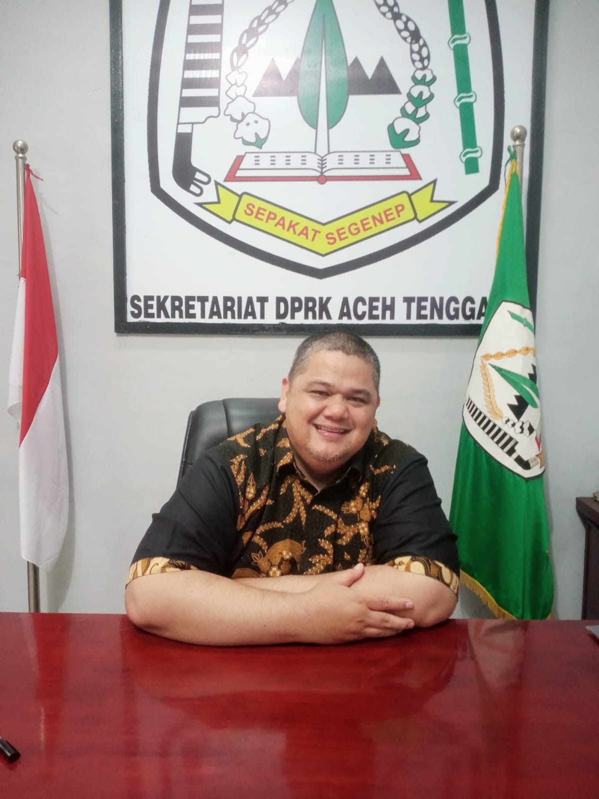 Sekretaris Dewan Perwakilan Rakyat Kabupaten Aceh Tenggara M Hatta Desky SE.