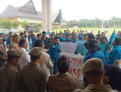 KNPI Gelar Aksi Desak PJ Bupati Copot Inspektur Inspektorat Palas
