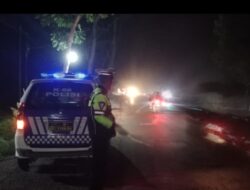 Polres Batubara Patroli Blue Light dan Video Arus Lalin