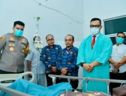 Pj Bupati Batubara dan Kapolres Jenguk Korban Kebakaran di RSUD