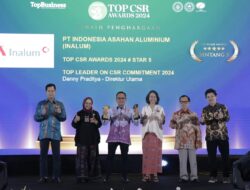 Inalum Kembali Raih Dua Penghargaan CSR