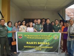 RS Tentara Siantar Gelar Baksos Pengobatan Gratis