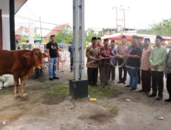 Untuk Hari Raya Idul Adha 1445 H Wali Kota Gunungsitoli Serahkan Hewan Kurban