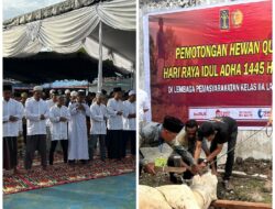 Lapas Labuhan Ruku Sembelih 4 ekor Sapi, 11 Kambing