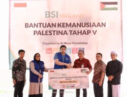 BSI Maslahat Salurkan Bantuan Kemanusiaan untuk Palestina Tahap V