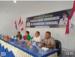 Camat Sunggal Komit Berantas Geng Motor