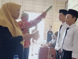 Dua Pantarlih Desa Ujung Bawang Acek Singkil Dilantik