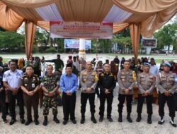 Gelar Pangan Murah, Kapolres Langsa Bagi Sembako Gratis