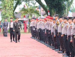 Polres Nias Upacara HUT Ke 78 Bhayangkara