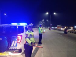Satlantas Polres Batubara Terus Laksana Blue Light Patroli