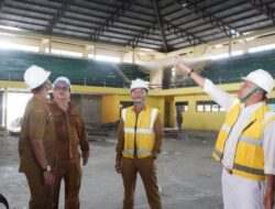 Pj Bupati Tinjau GOR Langkat Hadapi PON 2024