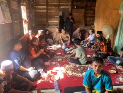 Relawan PMA-AFN Santuni Keluarga Korban Hanyut Di Huristak