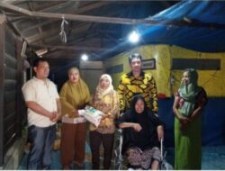 Satres Narkoba Polres Batubara Serahkan Kursi Roda