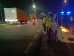 Satlantas Polres Batubara Kembali Gelar Patroli Blue Light