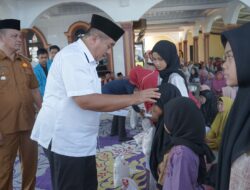 Wabup Asahan Ikuti Pengajian Akbar Di Kecamatan Rawang Panca Arga