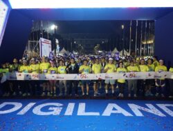 Lautan Manusia Penuhi Kawasan Senayan-Semanggi, Telkom Sukses Gelar Digiland Run 2024