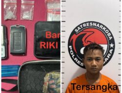Satres Nakoba Polres Batubara Ringkus RH Terduga Bandar Sabu Di Perladangan