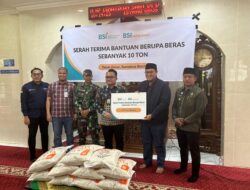 BSI Maslahat Salurkan Bantuan 10 Ton Beras Di Tanah Datar, Sumbar