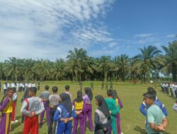 Camat Pulau Rakyat Dan Danramil 16 Pantau Latihan Gabungan Paskibra