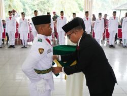 Suasana Haru Dan Bangga Selimuti Prosesi Pengukuhan 58  Paskibraka Langkat