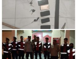 Polsek Medan Baru Amankan Delapan Orang  Diduga Anggota Geng Motor