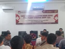 KPU Paluta Rakor Kesiapan Badan Adhoc Pilkada Serentak 2024
