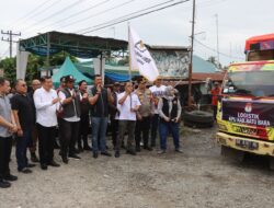 KPU Batubara Lepas Pendistribusian Logistik Pilkada 2024