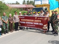 KPU Paluta Distribusikan Logistik Pilkada