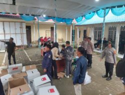 Polres Langkat Amankan Rekapitulasi  Penghitungan Hasil Suara Tingkat Kecamatan