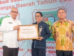 Sianțar Terima Penghargaan Kota Terbaik Percepatan Akses Keuangan Daerah